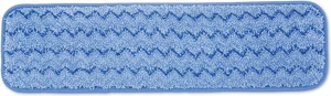 RUBBERMAID FGQ41100BL00 Damp Pad,Flat,Microfiber RUBBERMAID FGQ41100BL00 Damp Pad,Flat,Microfiber