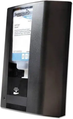 Diversey IntelliCare Hybrid Dispenser for Soap/Sanitizer, 1200 mL/1300 mL, 13.38" x 13.39" x 12.24", Black