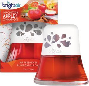 Bright Air Scented Oil Air Freshener Apple and Cinnamon 25oz 6Carton BRI900022