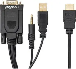 Rocstor 6ft HDMI/VGA Video Cable 15PIN Y10C264B1