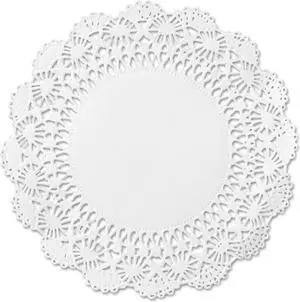 Hoffmaster Cambridge Lace Doilies Round 10" White 1000/Carton 500238