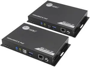 SIIG 4K60Hz 18Gbps HDMI over IP Matrix Kit CEH28A11S1