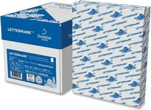 Domtar Custom Cut-Sheet Copy Paper 92 Bright 20lb 8.5x11 White 5 Reams 8823