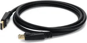AddOn 1m DisplayPort 1.2 Male to Male 4K UHD Cable Black DISPLAYPORT1M