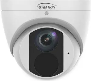 Gyration CYBERVIEW 200T 2MP (1920x1080)@30/25fps
720P (1280x720)@30/25fps MAX Resolution 2 MP Outdoor IR Fixed Turret Camera