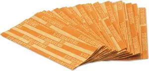 Coin-Tainer Flat Coin Wrappers Quarters $10 1000 Wrappers/Box 30025