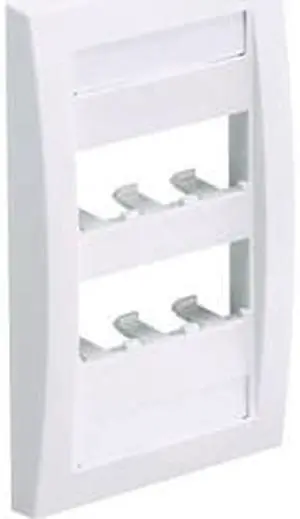 Panduit CFPE6WHY Faceplate