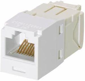 Panduit CJ688TGWH-24 Mini-Com TX6 Plus Cat6 Jack Module, White, Pack of 24
