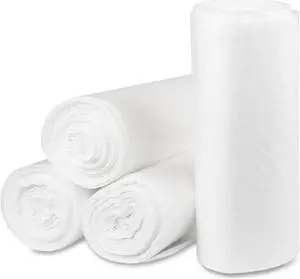 Eco Strong Plus Can Liners 40 gal 1.35 mil 40" x 46" Natural Perforated Roll 100/Carton PCRL4046SHN