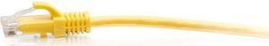 C2G 15ft Cat6a Snagless Unshielded UTP Slim Ethernet Cable Cat6a Slim Network Patch Cable PoE Orange C2G30179