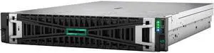 HPE ProLiant DL345 G11 2U Rack Server - 1x AMD EPYC 9124 2.70 GHz - 32GB RAM - 12Gb/s SAS Controller -  8x SFF Bay - Hot Swappable Bays - 1x 800W  P58792-B21