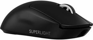 Logitech G PRO X Superlight 2 Lightspeed Wireless Gaming Mouse Lightweight LIGHTFORCE Hybrid Switches Hero 2 Sensor 32000 DPI 5 Programmable Buttons USBC Charging PC  Mac  Black