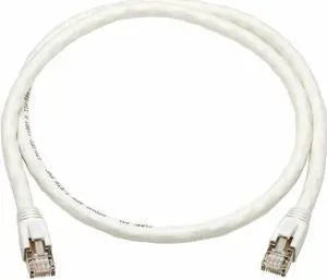 Tripp Lite Cat8 40G Snagless SSTP Ethernet Cable RJ45 M/M PoE White 3 ft. 0.9 m N272F03WH Tripp Lite Cat8 40G Snagless SSTP Ethernet Cable RJ45 M/M PoE White 3 ft. 0.9 m N272F03WH