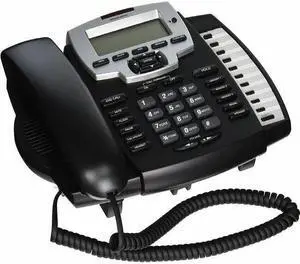 Valcom Standard Phone Wall Mountable Desktop Black Gray VEADP4