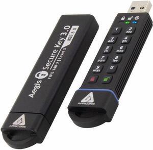 Apricorn Aegis Secure Key 3.0 2TB USB 3.1 Type A Flash Drive ASK32TB