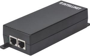 Intellinet Gigabit High-Power PoE+ Injector, 1 x 30 W Port, IEEE 802.3at/af Compliant, Plastic Housing