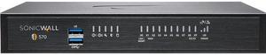 SonicWall TZ570P Network Security/Firewall Appliance - Intrusion Prevention - 8 Port - 1000Base-T - 5 Gigabit Ethernet - 512 MB/s Firewall Throughput - AES (192-bit), DES, MD5, AES (256-bit), 3DES, AE