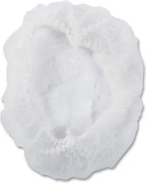 Latex-Free Operating Room Cap Pleated Polypropylene 21" White 100 Caps/Pack 10 Packs/Carton RP110NWP