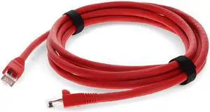 AddOn 7ft RJ-45 Male to RJ-45 Male Straight Red Cat6A UTP PVC Copper Patch Cable ADD7FCAT6ARD