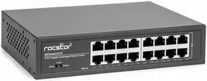 Rocstor JetConnect JC16 Unmanaged 16-Port Gigabit Switch Y10S003B1