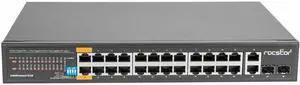 Rocstor SolidConnect SC28 28-Port Unmanaged Ethernet Switch Y10S008-B1