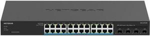 NETGEAR 24-Port Multi-Gigabit (2.5G) Ethernet Ultra60 PoE++ Smart Switch with 4 SFP+ Ports | MS324TXUP