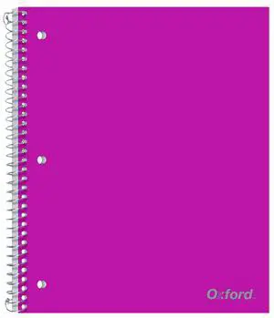 Oxford Poly One-Subject Notebook, College Rule 10590