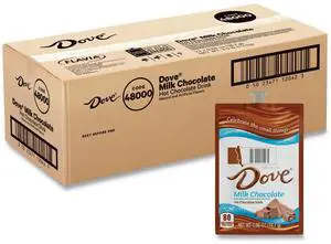 Dove Hot Chocolate Freshpack Milk Chocolate 72/Carton 48000