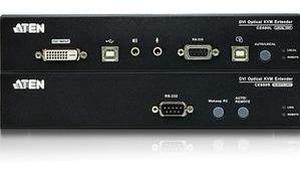 ATEN Long Distance DVI Optical KVM Extender-TAA Compliant