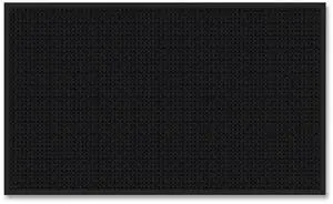 Absorba Select Entry Mat Rectangular Pepper/Black Crush-Resistant Needle-Punched Surface 36" x 60" 76036190230000500 Absorba Select Entry Mat Rectangular Pepper/Black Crush-Resistant Needle-Punched Surface 36" x 60" 76036190230000500