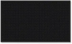 Absorba Select Entry Mat Rectangular Pepper/Black Crush-Resistant Needle-Punched Surface 48" x 72" 76036190240000600 Absorba Select Entry Mat Rectangular Pepper/Black Crush-Resistant Needle-Punched Surface 48" x 72" 76036190240000600