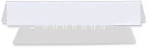 Universal Hanging File Folder Plastic Index Tabs 1/3-Cut Clear 50/Pack 5508
