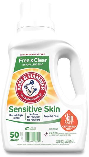 HE Compatible Liquid Detergent Unscented 50 Loads 50 oz Bottle 8/Carton 3320050026