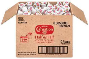 Half and Half 0.3 oz Mini Cups 360/Carton 12306548