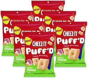 Cheez-It Puff'd Snack Crackers White Cheddar 6 Pack KEE00024