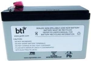 BTI 12V 9AH BATTERY WITH F2 TERMINALS WARRANTY: 12 MONTHS FROM DATE OF PURCHASE