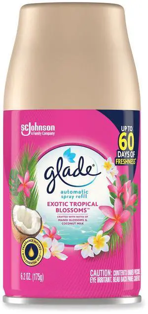 Automatic Air Freshener Exotic Tropical Blossoms 6.2 oz 4/Carton 318296 Automatic Air Freshener Exotic Tropical Blossoms 6.2 oz 4/Carton 318296