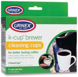 CLEANCUP COFFEE POD BREWER CLEANING CUPS, 0.25 OZ CUP, 5/PACK