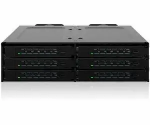 Icy Dock ToughArmor 6-Bay 2.5" U.2/U.3 NVMe SSD PCIe 4.0 Mobile Rack Enclosure