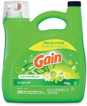 Gain Aroma Boost Liquid Laundry Detergent, Original Scent 154fl oz