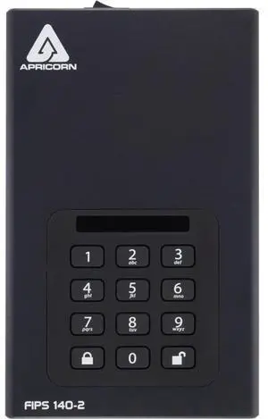 Apricorn Aegis Padlock DT FIPS 20TB Desktop Hard Drive External ADT3PL256F20TB
