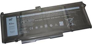 BTI RJ40G-BTI 15.2V 63WHR LI-ION BATTERY 75X16 M033W RJ40G