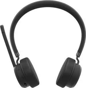 Lenovo Wireless Stereo Headset - Stereo - Wireless - Bluetooth - 98.4 ft - 32 Ohm - 20 Hz to 20 kHz - On-ear, Over-the-head - Binaural - Circumaural - 4.27 ft Cable - Noise Canceling - Black Lenovo Wireless Stereo Headset - Stereo - Wireless - Bluetooth - 98.4 ft - 32 Ohm - 20 Hz to 20 kHz - On-ear, Over-the-head - Binaural - Circumaural - 4.27 ft Cable - Noise Canceling - Black