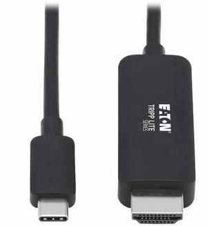 Tripp Lite U444-006-HBE USB-C to HDMI Adapter Cable M/M Black 6 ft. U444006HBE