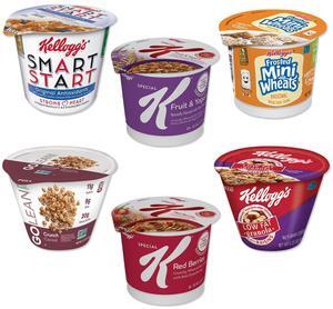 Kellogg's Breakfast Cereal Single Serve Classic Wellness Assortment 60/Carton