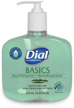 Basics MP Free Liquid Hand Soap Unscented 16 oz 12/Carton DIA33815