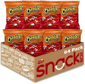 Cheetos Crunchy Cheese Flavored Snacks Flamin' Hot 2oz 64/Ctn FRI44368