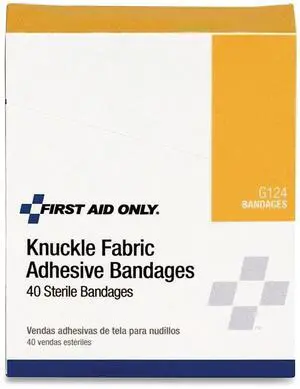 Fabric Bandages Four-Wing Knuckle 2.5 x 3.25 40/Box G124