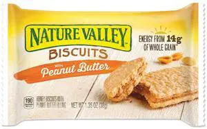 Nature Valley Biscuits Honey with Peanut Butter 1.35 oz Pouch 16/Box GEM47878