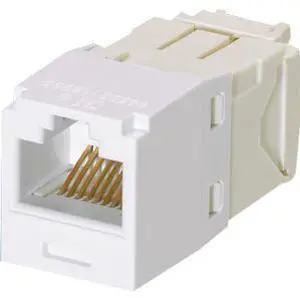 Panduit Mini-Com UTP RJ45 Cat6 TG Jack Module White CJ688TGWH